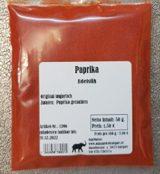 Paprika edels, 50g, Ungarn